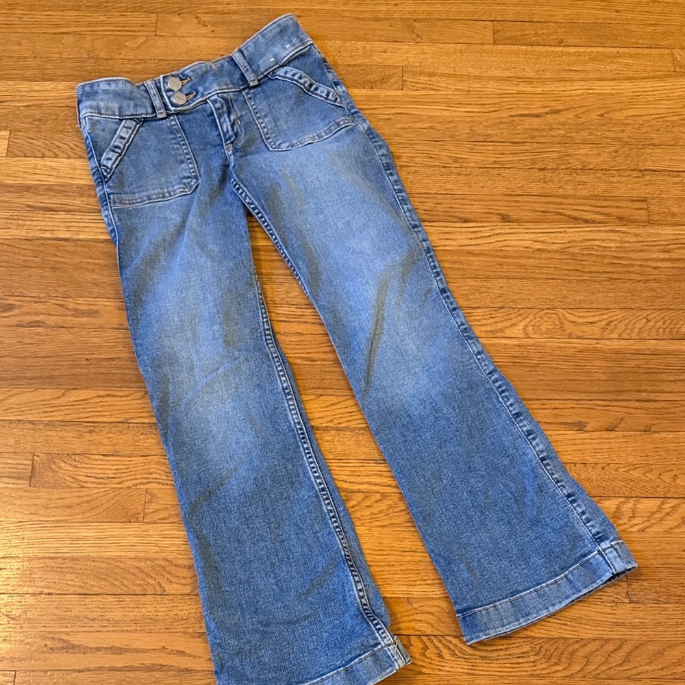 Abercrombie Kids Light Blue Flare Jeans